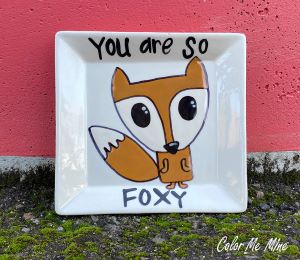 Woodbury Fox Plate