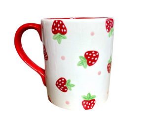 Woodbury Strawberry Dot Mug