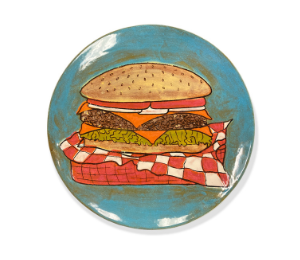 Woodbury Hamburger Plate