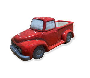 Woodbury Antiqued Red Truck