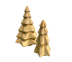 Woodbury Rustic Glaze Faceted Trees