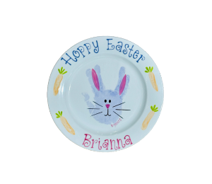 Woodbury Easter Bunny Plate