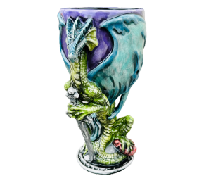 Woodbury Antique Dragon Goblet