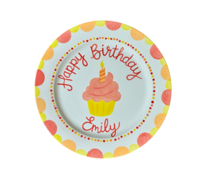 Woodbury Birthday Cupcake Plate