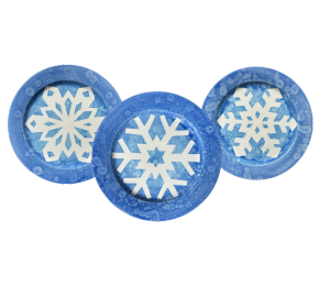 Woodbury Paper Snowflake Plate